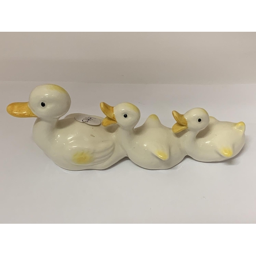 722 - A BESWICK TRIO OF DUCKS