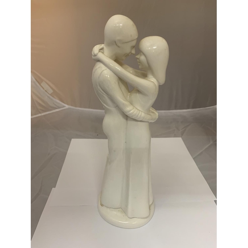 745 - A SPODE FIGURINE EMBRACE BY PAULINE SHONE