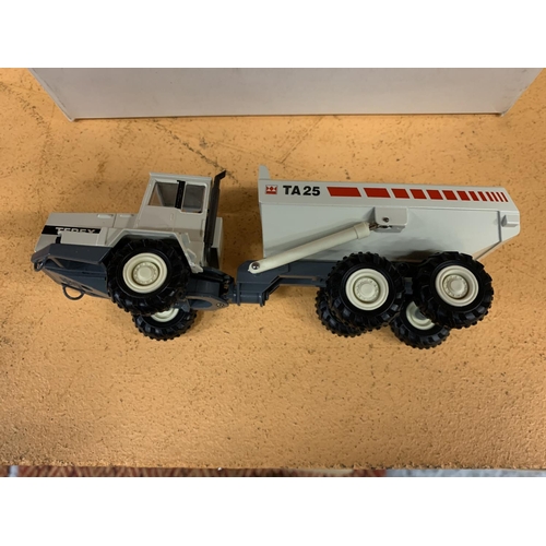 226 - A CONRAD MODEL TEREX TA ARTIC DUMPTRUCK