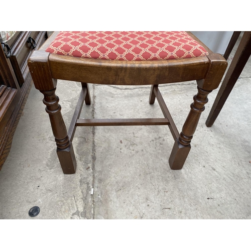 1886 - A PRIORY CORNER OAK DROP-LEAF DINING TABLE (52x45