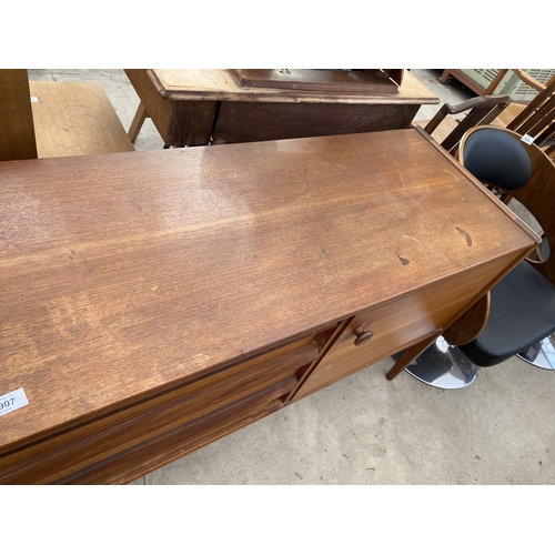 1907 - AN A.YOUNGER LIMITED RETRO TEAK SIDEBOARD 78