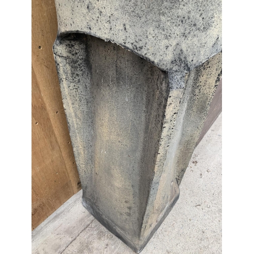 1204 - A LARGE VICTORIAN CHIMNEY POT HEIGHT 122CM