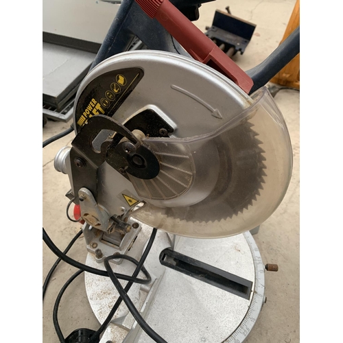 1259 - A MITRE SAW ALONG WITH CIRCULAR SAW ETC -  W/O