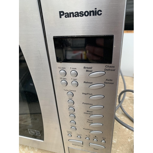 1320 - A PANASONIC INVERTER MICROWAVE - BELIEVED TO BE IN WORKING ORDER BUT NO WARRANTY