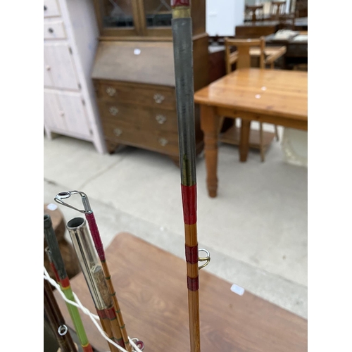 1485 - A TWO PIECE SPLIT CANE FLY ROD