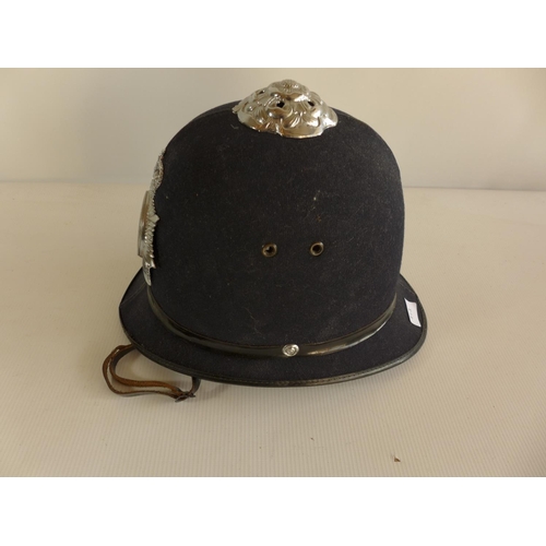 313 - A BEDFORDSHIRE POLICE HELMET