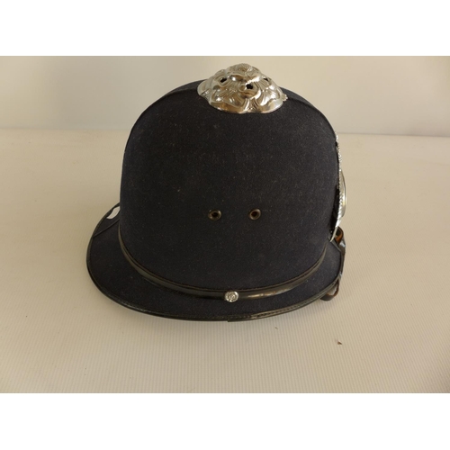 313 - A BEDFORDSHIRE POLICE HELMET