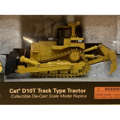 247 - A NORSCOT MODEL CATTERPILLAR TRACKED DOZER AND RIPPER