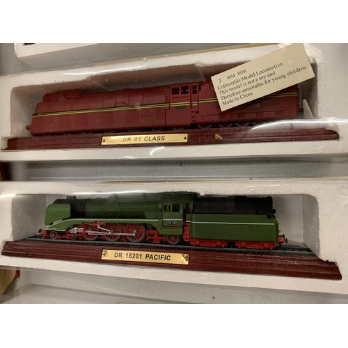 310 - SEVEN MODELS OF ENGINES TO INCLUDE THE CRAMPTON, MOUNTAIN CLASS AND THE PACIFIC