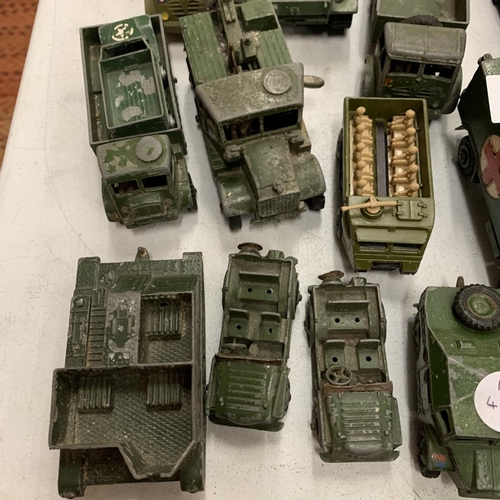 319 - A COLLECTION OF MILITARY VEHICLES AND TANKS