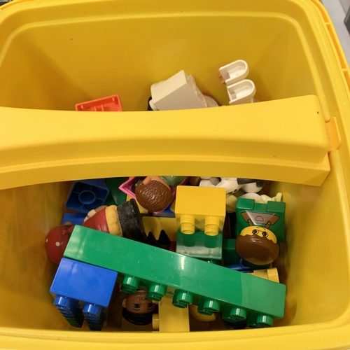 397 - A BUCKET OF DUPLO