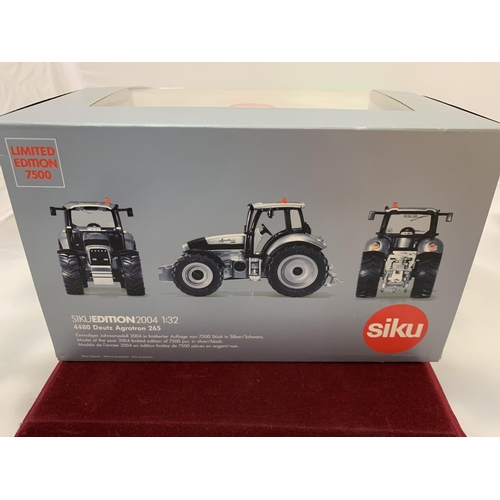 403 - A SIKU DIE CAST MODEL, DEUTZ AGRALTRON 265 1;32