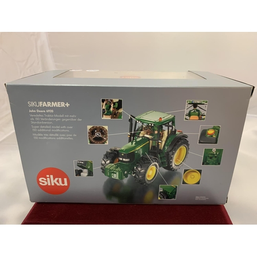 404 - A BOXED SIKU DIE CAST JOHN DEERE 6920 1:32