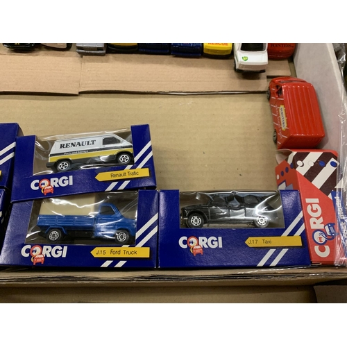 417a - TWENTY DIE CAST MODELS VANS IN NEW CONDITION WITH BOXES