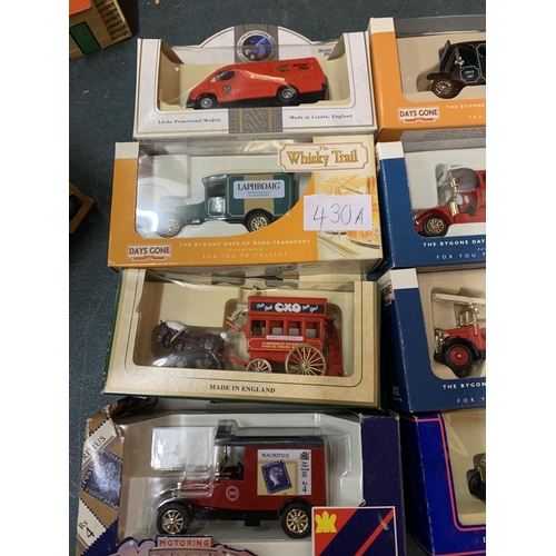 430A - A SELECTION OF CLASSIC BOXED VEHICLES TO INCLUDE OXO TRUCK