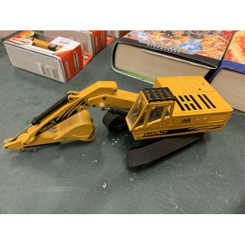 435 - A PAIR OF JOAL CONSTRUCTION VEHICLES TO INCLUDE A COMPACT DIGGER