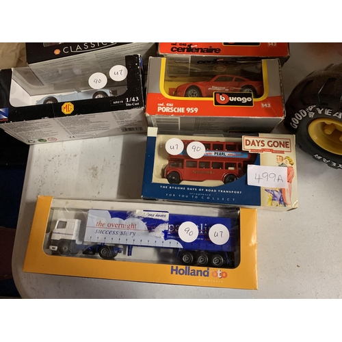 499A - A QUANTITY OF VARIOUS BOXED CLASSIC VEHICLES