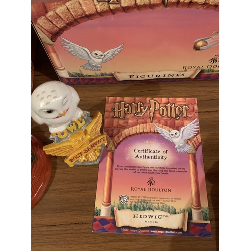 756 - A ROYAL DOULTON 'HEDWIG' FROM TGHE HARRY POTTER SERIES