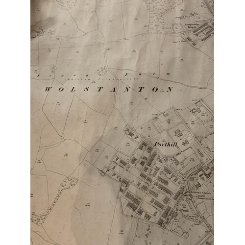 877 - MAP OF WOOLSTANTON