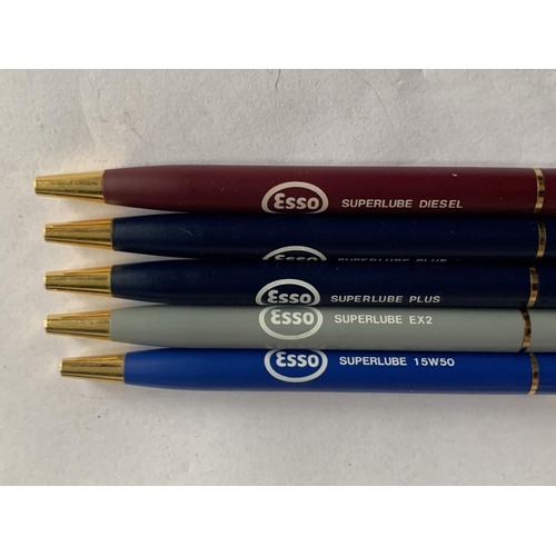 608 - FIVE ESSO PENS