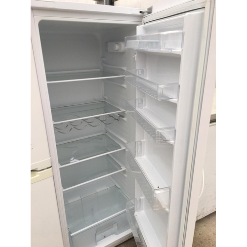 1711 - A WHITE BEKO UPRIGHT FRIDGE BELIEVED IN WORKING ORDER BUT NO WARRANTY