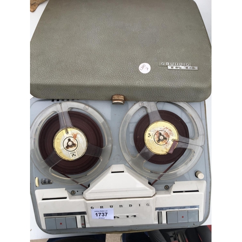 1737 - A GRUNDING TK14 REEL TO REEL TAPE PLAYER