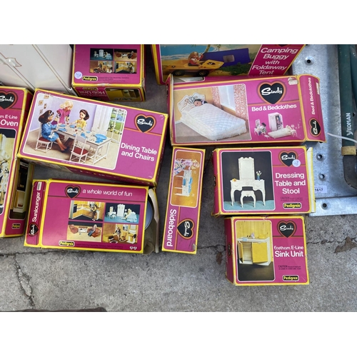 1616 - A LARGE QUANTITY OF SINDY DOLL ACCESSORIES, MANY BOXED