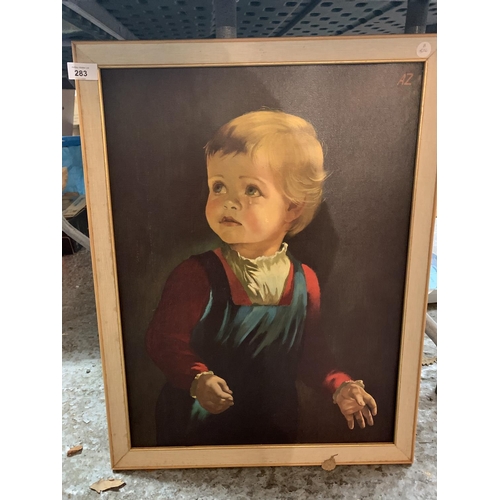 283 - A LIMITED EDITION PRINT OF 'CHILDHOOD' BY ANNA ZINKEISEN