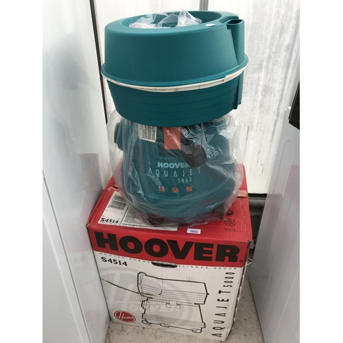 1663 - A HOOVER COMBINED WET AND DRY CARPET CLEANER BELIEVED IN WORKING ORDER BUT NO WARRANTY