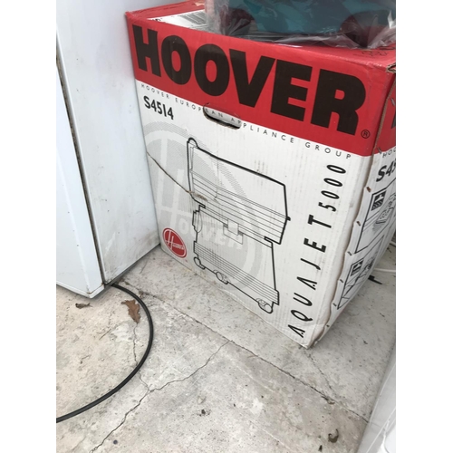 1663 - A HOOVER COMBINED WET AND DRY CARPET CLEANER BELIEVED IN WORKING ORDER BUT NO WARRANTY