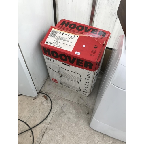 1663 - A HOOVER COMBINED WET AND DRY CARPET CLEANER BELIEVED IN WORKING ORDER BUT NO WARRANTY