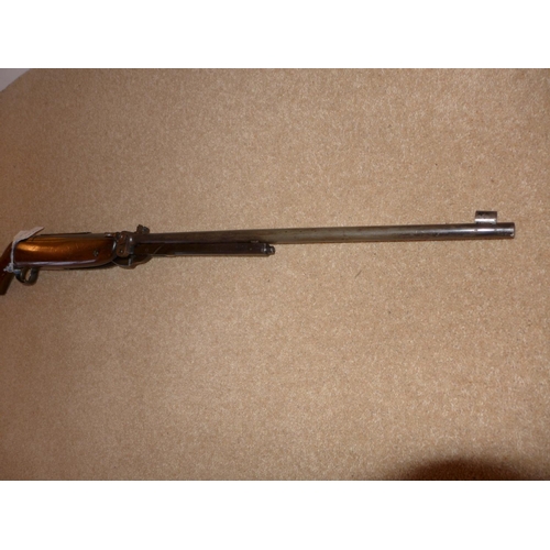 303 - A WEBLEY MARK 3 .22 CALIBRE AIR RIFLE, 47CM BARREL