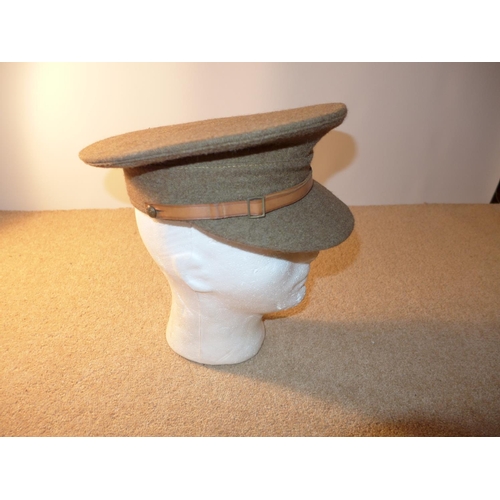 341 - A WORLD WAR I REENACTMENT BRITISH SOLDIERS HAT DATED 1963