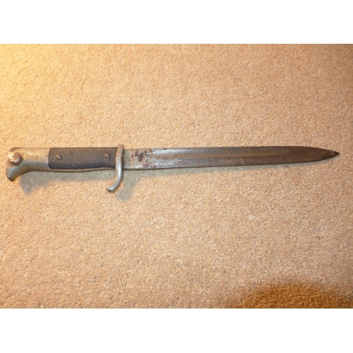 359 - A GERMAN WORLD WAR II PERIOD KS98 WALKING OUT BAYONET, 25CM BLADE