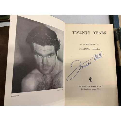 802 - A ' HISTORY OF STOKE ON TRENT' AND A SIGNED COPY OF 'TWENTY YEARS' BY FREDDIE MILLS