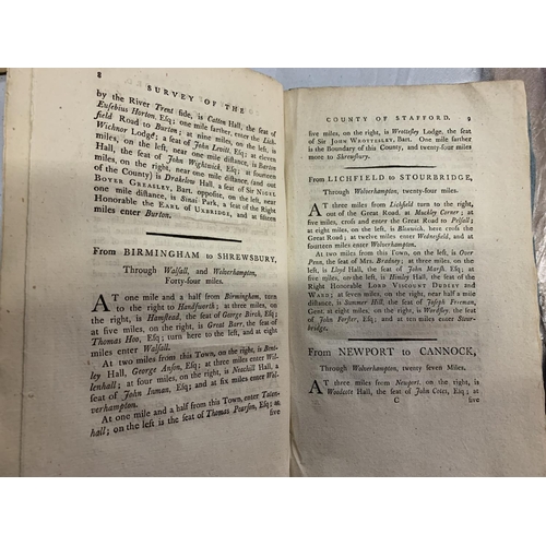 808 - 'A SURVEY OF THE COUNTY OF STAFFORD' PRINTED 1787