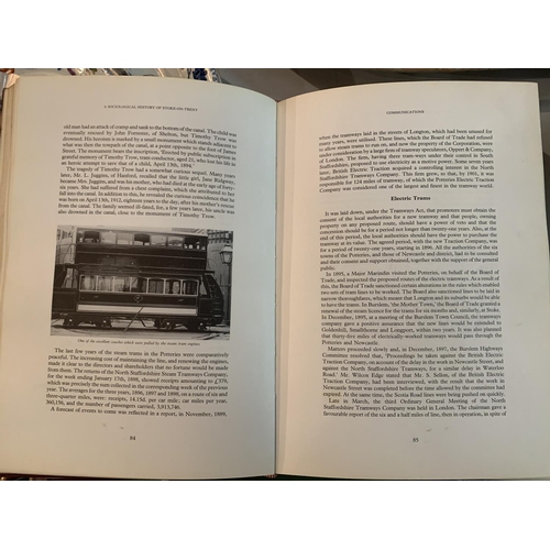 831 - 'THE SOCIOLOGICAL HISTORY OF THE CITY OF STOKE ON TRENT' BY E J D WARRILOW (MBE) 1977