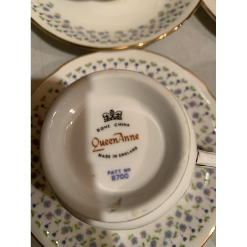 863 - A LARGE QUANTITY OF CHINA TEA WARE TO INCLUDE QUEEN ANNE, ROYAL VALE ETC.