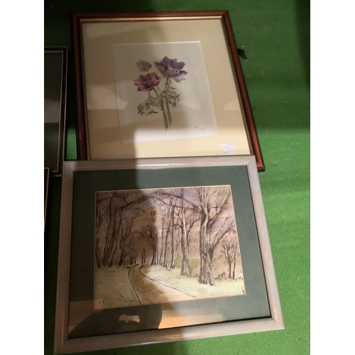 871 - AN ASSORTMENT OF FRAMED PRINTS