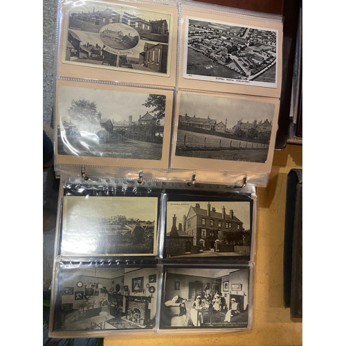 243 - AN ALBUM OF SHELTON AND HANLEY AND SHELTON BAR POSTCARDS (156 ITEMS)