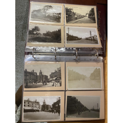 248 - AN ALBUM OF 132 BURSLEM, PENKHILL AND NEWCASTLE POSTCARDS