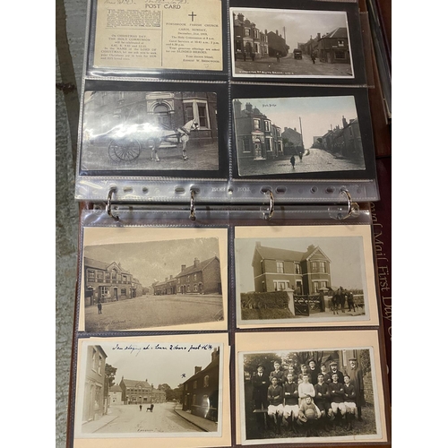 249 - AN ALBUM OF 70 CAVERSWALL, BLYTHE BRIDGE AND FORESBROOK POSTCARDS