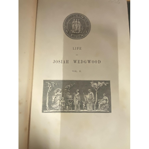 284 - 'THE LIFE OF JOSIAH WEDGWOOD', VOLUME TWO, 1866 (NUMBER 573)