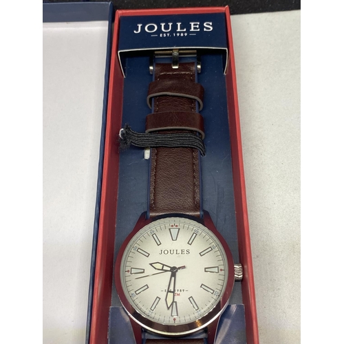 573 - A JOULES WRISTWATCH NEW AND BOXED IN WORKING ORDER