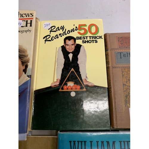 841 - FIVE BOOKS TO INCLUDE RAY REARDON'S 50 BEST TRICK SHOTS