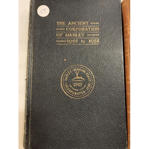 850 - THE ANCIENT CORPORATION OF HANLEY 1901-1958 AND THE BEAUTIES OF ENGLAND AND WALES