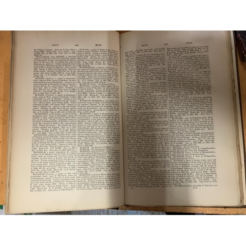 853 - A HANLEY ALMANAC 1838 AND A BOOK OF MAPS OF SUFFOLK, SHROPSHIRE AND STAFFORDSHIRE