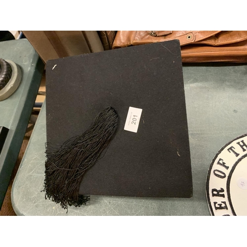 201 - AN 'EDE AND RAVENSCROFT LIMITED' MORTAR BOARD