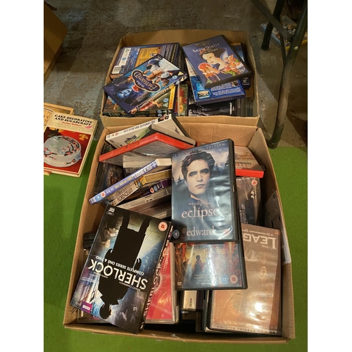 887 - A LARGE QUANTITY OF DVD'S FOR CHILDREN AND ADULTS