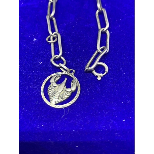 556 - TWO SILVER BRACELETS MARKED 925 TO INCLUDE A STAR DESIGN